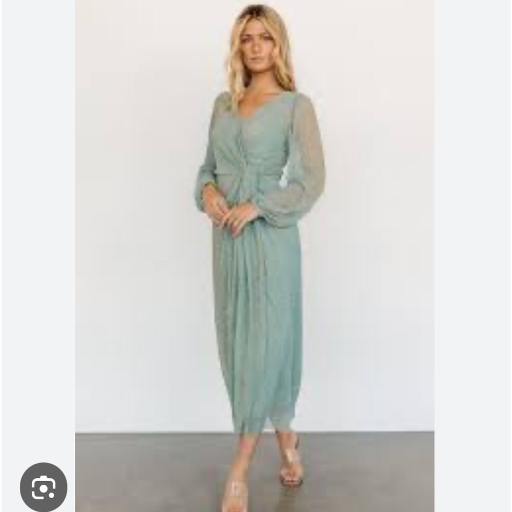 Medium Develyn Baltic Born dress sage simmer